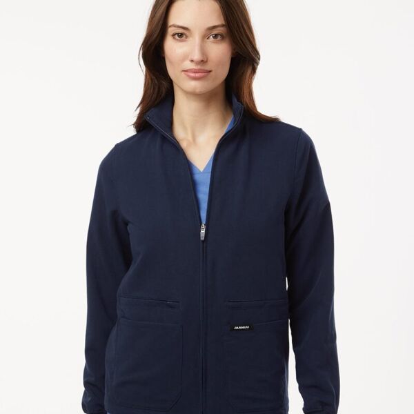 Women's Ceri Essential Full-Zip 6-Pocket Scrub Jacket Thumbnail