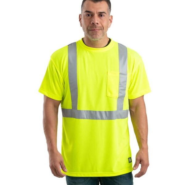 Men's Hi-Vis Class 2 Performance Pocket T-Shirt Thumbnail